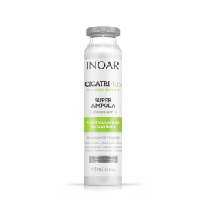 INOAR CicatriFios Super Ampola - plauko struktūrą atkurianti ampulė 45 ml
